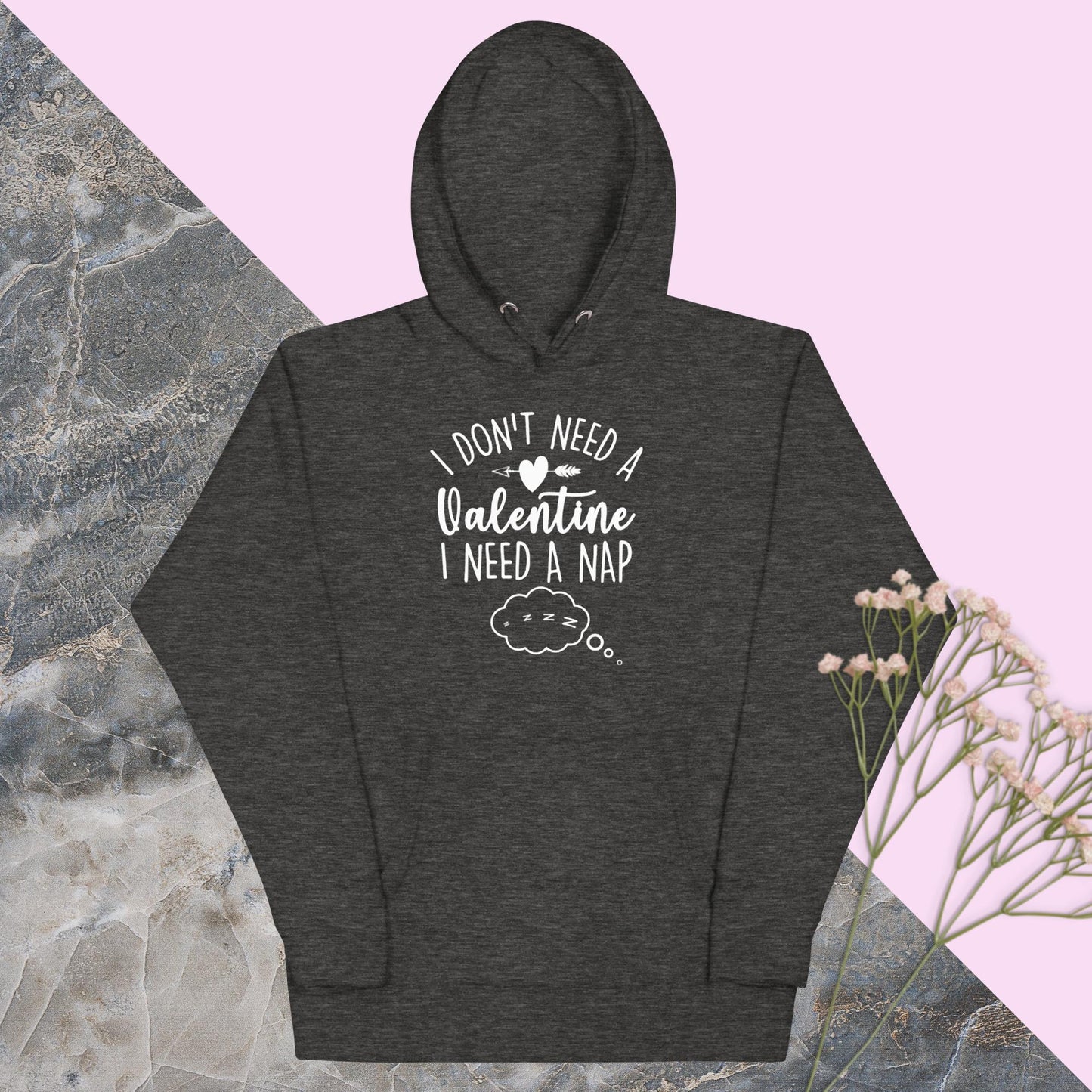 Valentine Nap  Awaara Apparels Charcoal Heather S 