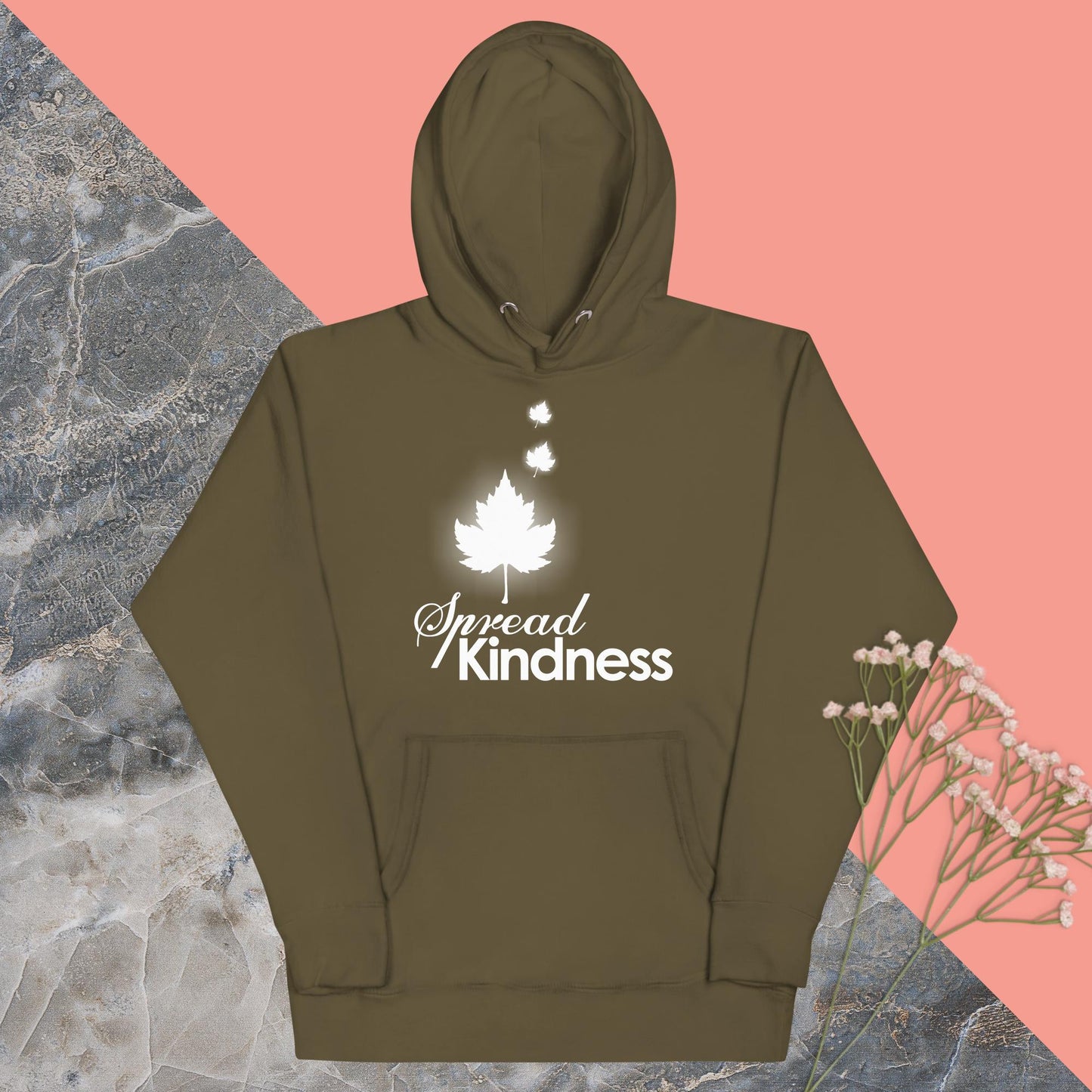 Spread kindness  Awaara Apparels Military Green S 