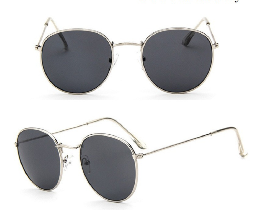 Women Retro Sunglasses Clothing Awaara Apparels Silver + Grey  