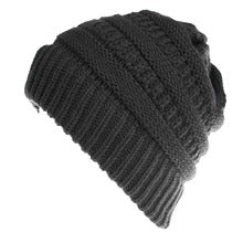 Mixed Color Knitted Wool Hat Ladies Non-labeled Ponytail Hat Clothing Awaara Apparels Black  