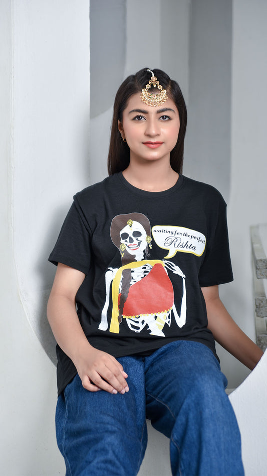 Perfect Rishta T-Shirt unisex T-shirt Awaara Apparels   