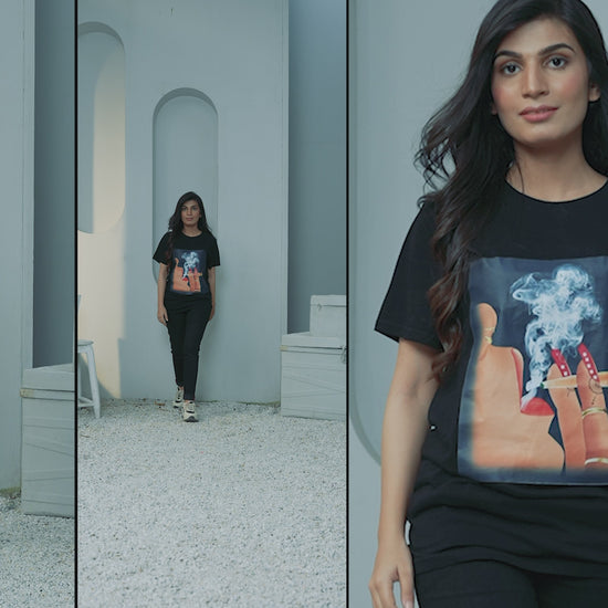 Smoke T-shirt unisex T-shirt Awaara Apparels