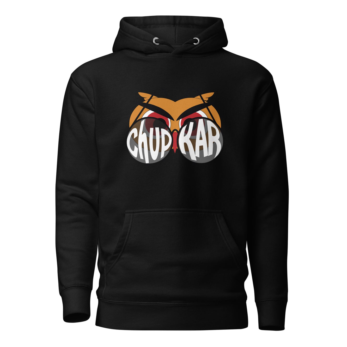 Chup Kar Hoodie hoodies Awaara Apparels Black S 