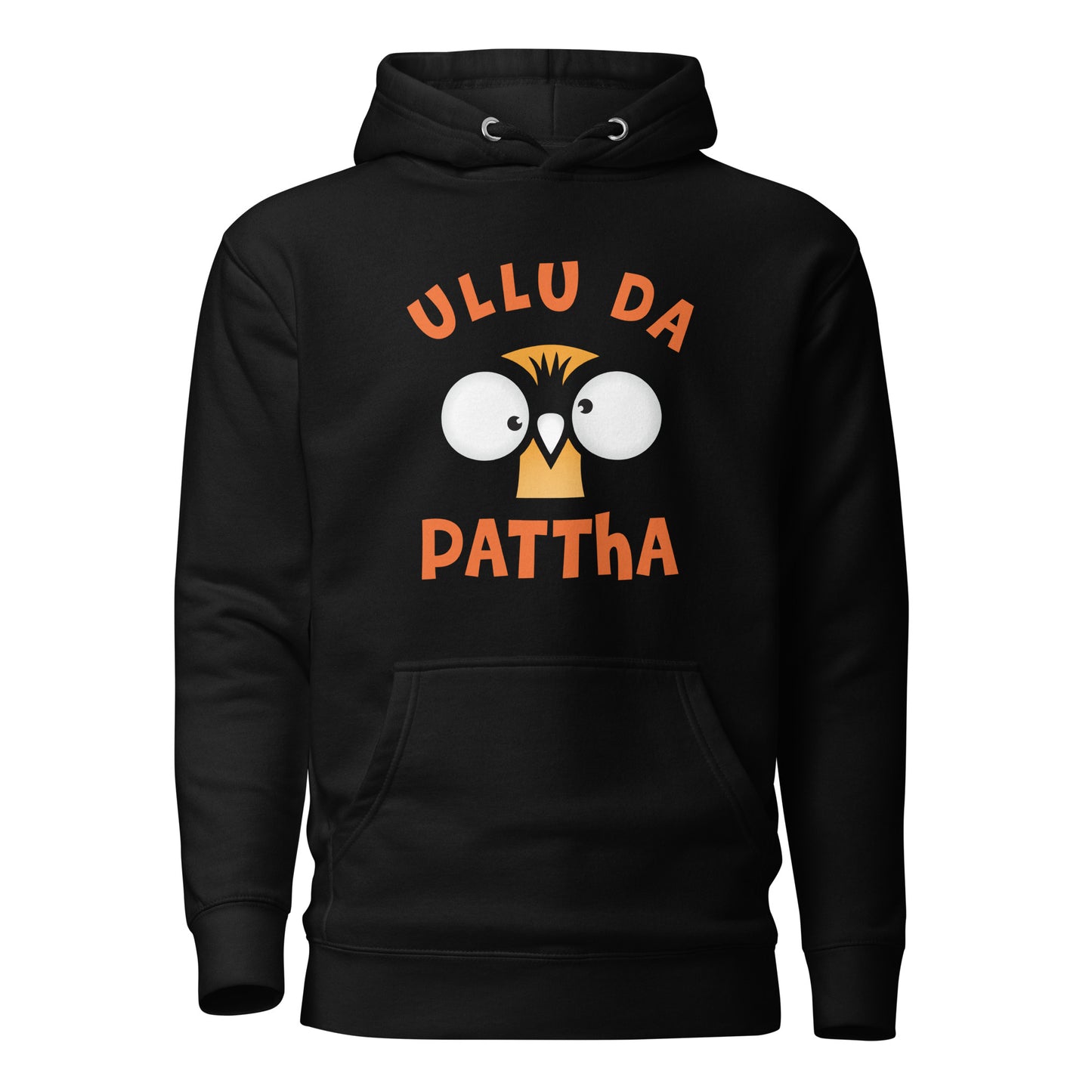 Ullu Da Pattha Hoodie  Awaara Apparels Black S 