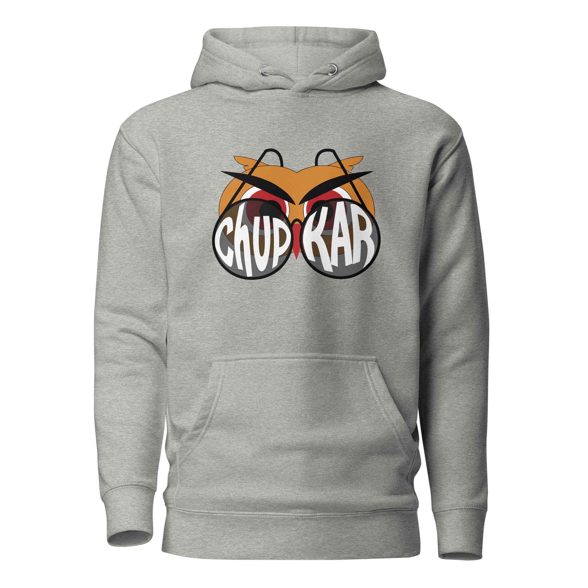 Chup Kar Hoodie hoodies Awaara Apparels Carbon Grey S 