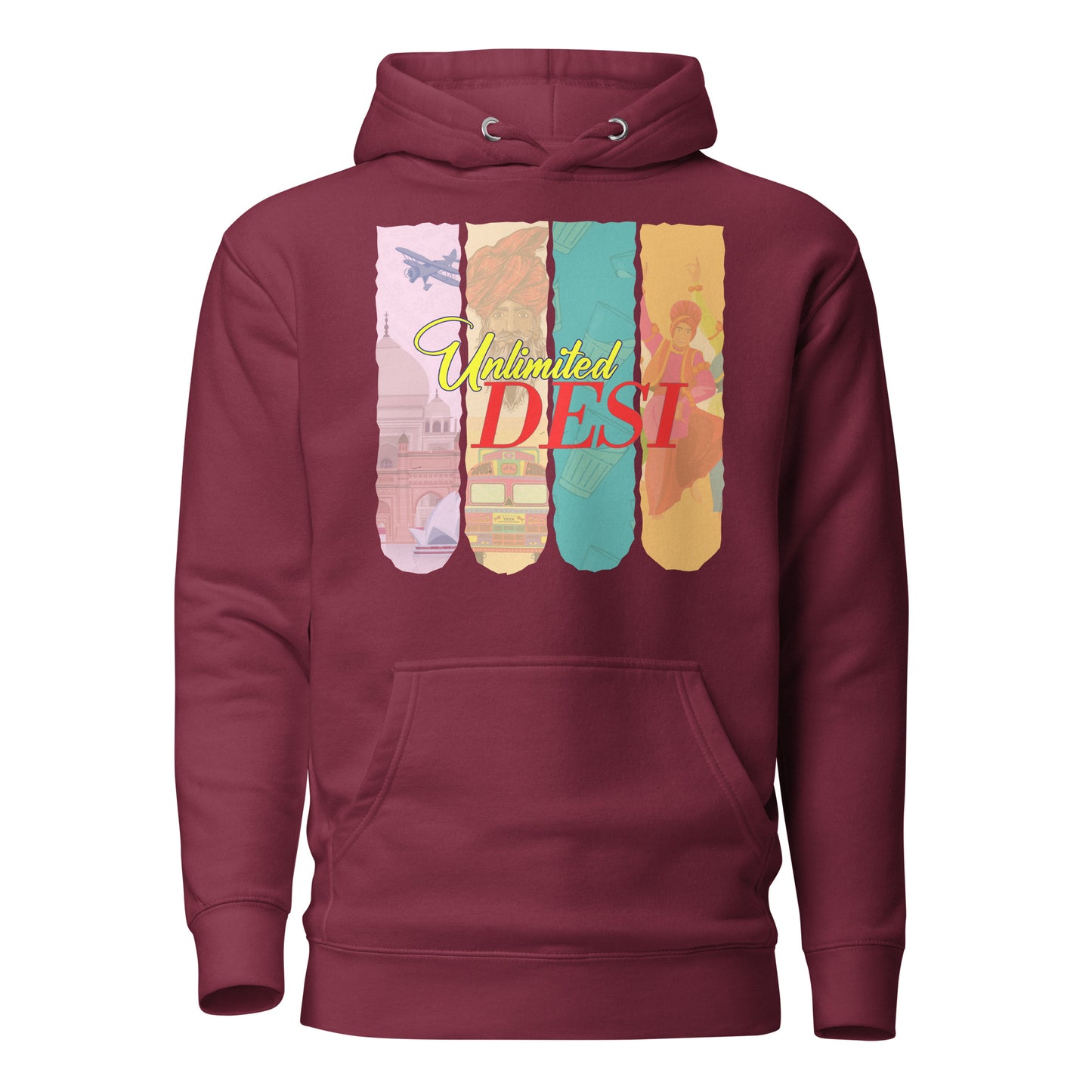 Unlimited Desi Hoodie  Awaara Apparels   