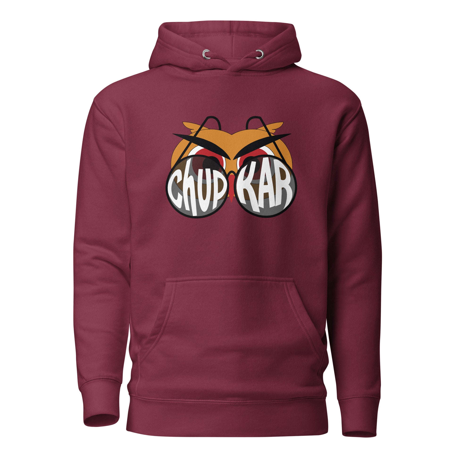 Chup Kar Hoodie hoodies Awaara Apparels Maroon S 