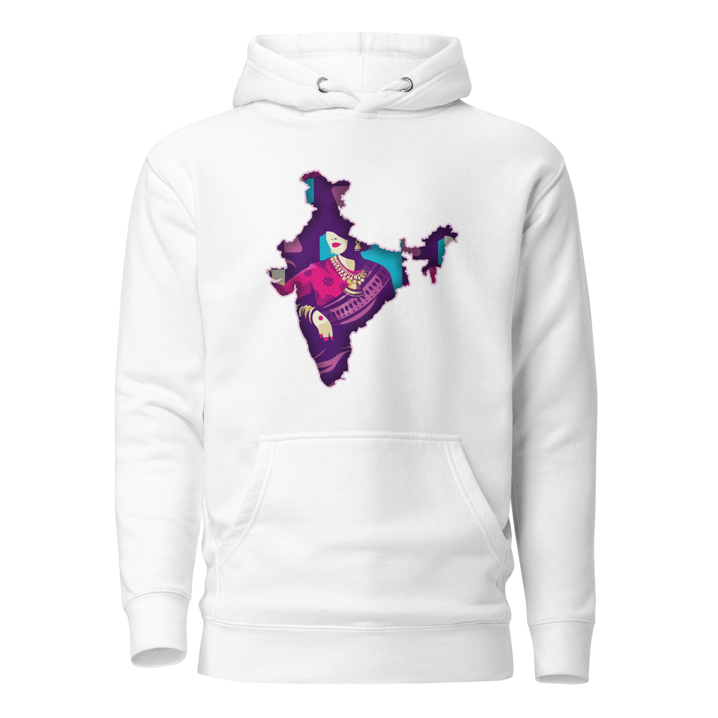 Sherni Punjab Di Hoodie hoodies Awaara Apparels White S 