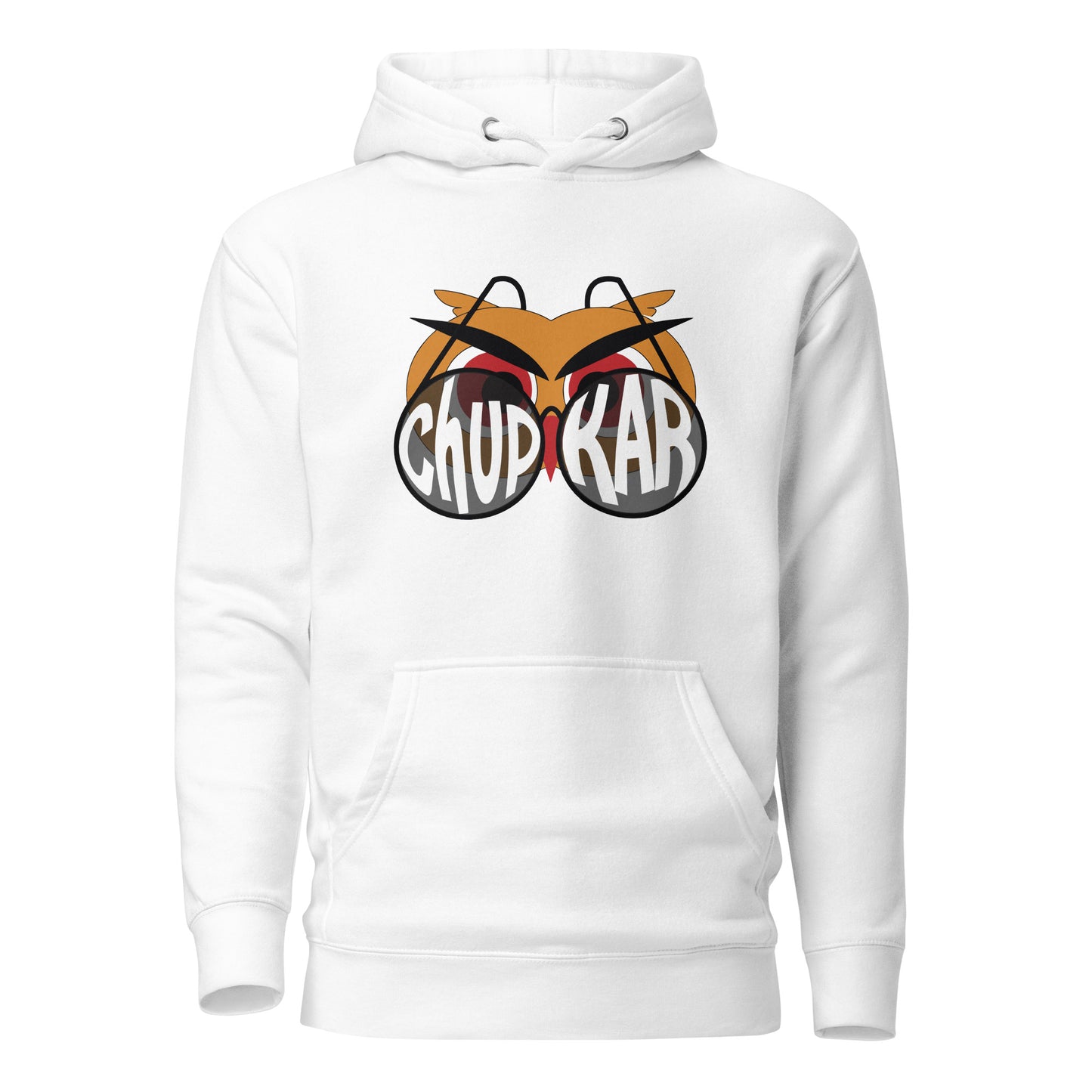 Chup Kar Hoodie hoodies Awaara Apparels White S 