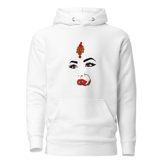 Classic Bride Hoodie hoodies Awaara Apparels White S 