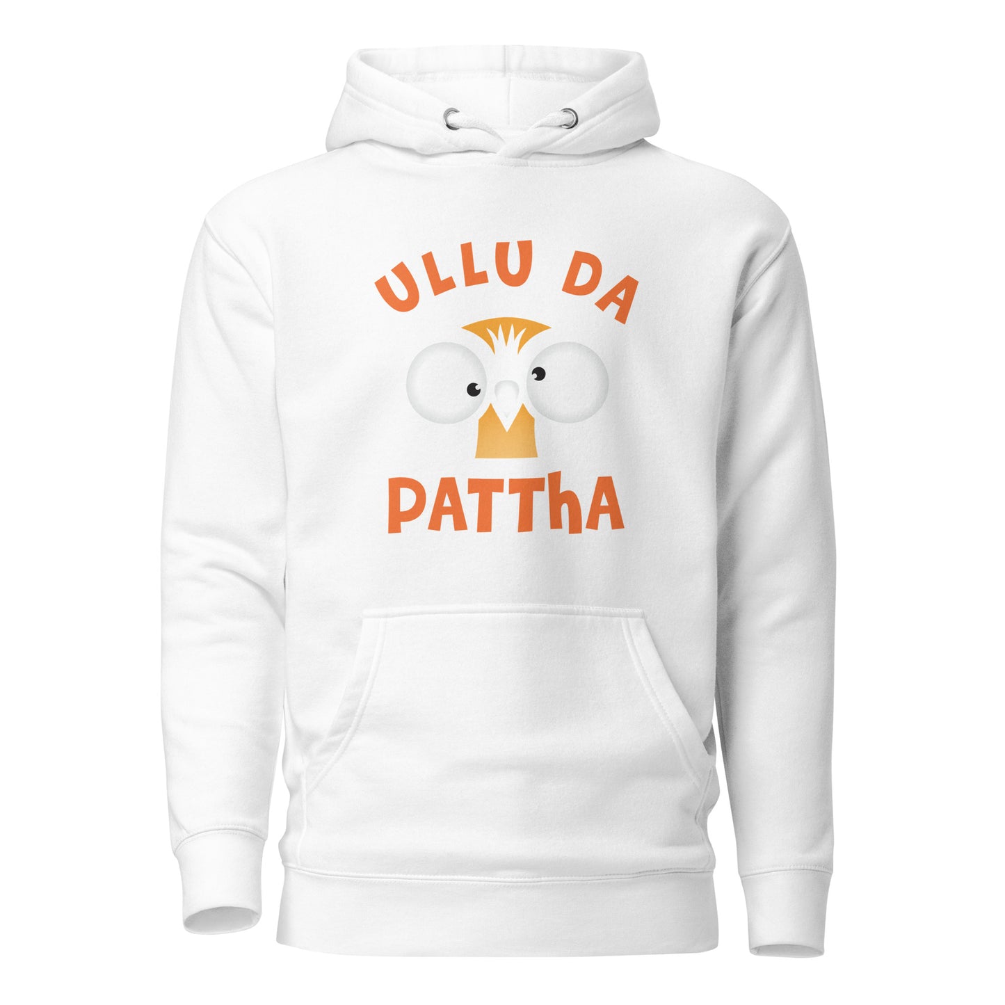 Ullu Da Pattha Hoodie  Awaara Apparels White S 